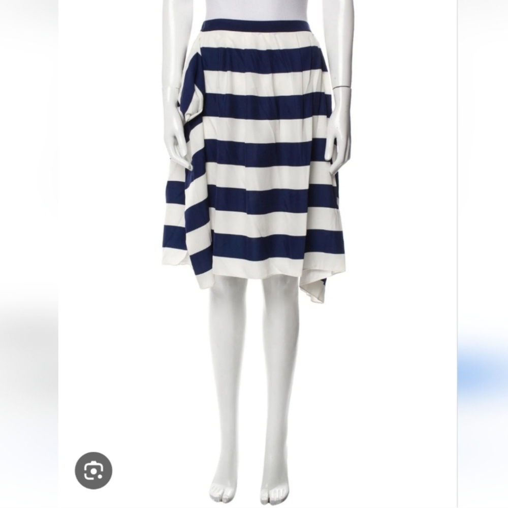 Tibi Skirt 100% Silk Size 10
